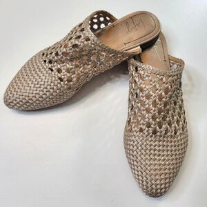Latigo Champagne Woven Pointed Mule 6.5